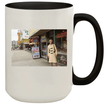 Amber Valletta 15oz Colored Inner & Handle Mug