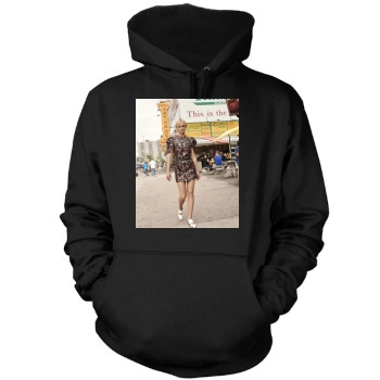 Amber Valletta Mens Pullover Hoodie Sweatshirt