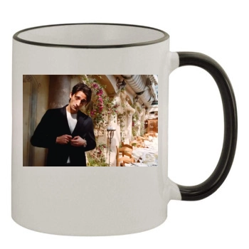 Adrien Brody 11oz Colored Rim & Handle Mug