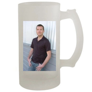 Sam Worthington 16oz Frosted Beer Stein