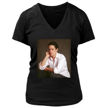 Hugh Grant Women's Deep V-Neck TShirt