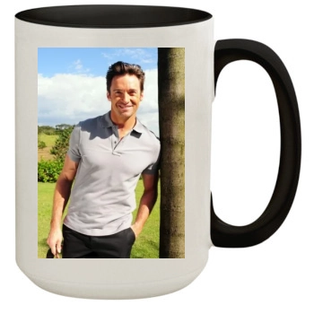 Hugh Jackman 15oz Colored Inner & Handle Mug