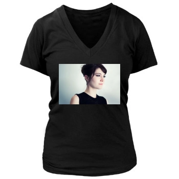 Mary Elizabeth Winstead Women's Deep V-Neck TShirt