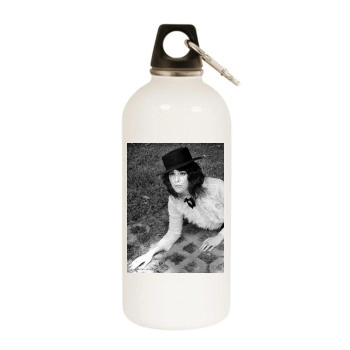 Mary Elizabeth Winstead White Water Bottle With Carabiner