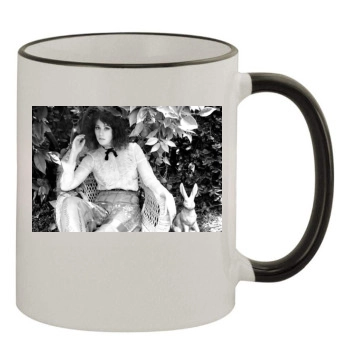 Mary Elizabeth Winstead 11oz Colored Rim & Handle Mug