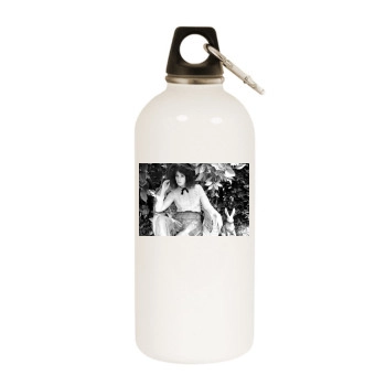 Mary Elizabeth Winstead White Water Bottle With Carabiner