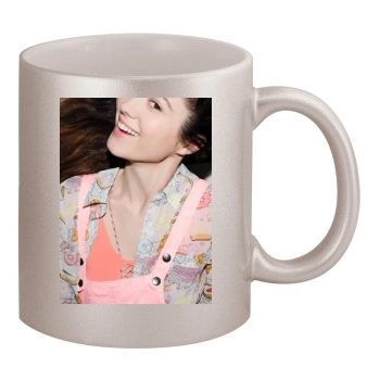 Mary Elizabeth Winstead 11oz Metallic Silver Mug