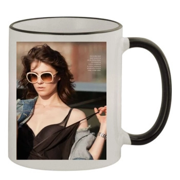 Mary Elizabeth Winstead 11oz Colored Rim & Handle Mug