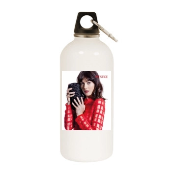 Mary Elizabeth Winstead White Water Bottle With Carabiner