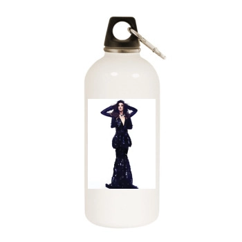 Mary Elizabeth Winstead White Water Bottle With Carabiner