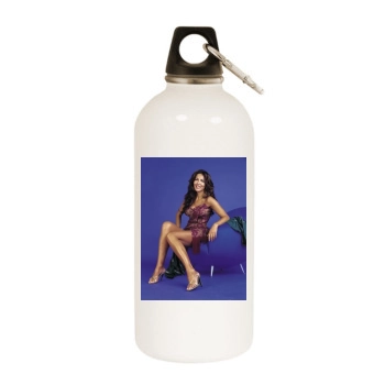 Sabrina Ferilli White Water Bottle With Carabiner