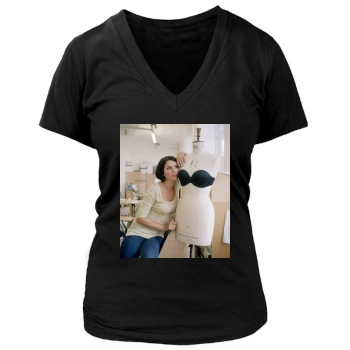 Sadie Frost Women's Deep V-Neck TShirt