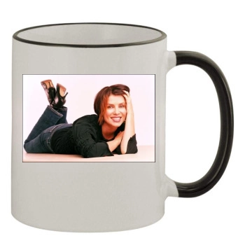 Sadie Frost 11oz Colored Rim & Handle Mug