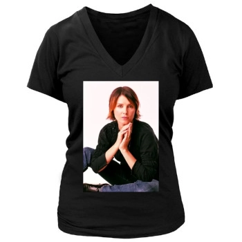 Sadie Frost Women's Deep V-Neck TShirt