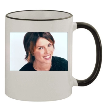 Sadie Frost 11oz Colored Rim & Handle Mug