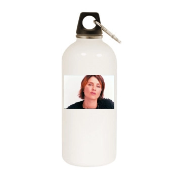 Sadie Frost White Water Bottle With Carabiner