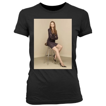 Saffron Burrows Women's Junior Cut Crewneck T-Shirt