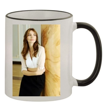 Saffron Burrows 11oz Colored Rim & Handle Mug