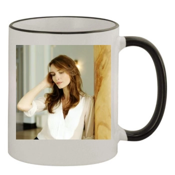 Saffron Burrows 11oz Colored Rim & Handle Mug