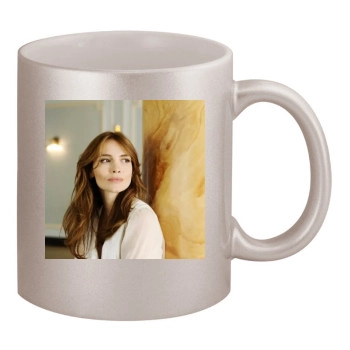 Saffron Burrows 11oz Metallic Silver Mug