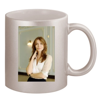 Saffron Burrows 11oz Metallic Silver Mug