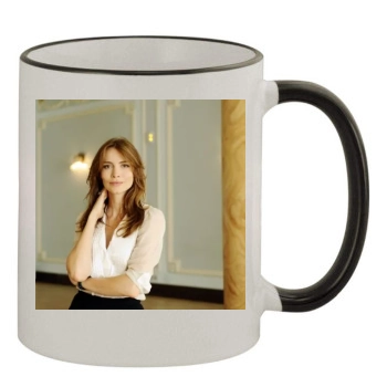 Saffron Burrows 11oz Colored Rim & Handle Mug