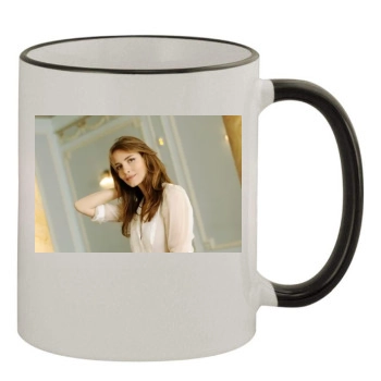 Saffron Burrows 11oz Colored Rim & Handle Mug