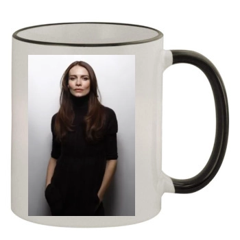 Saffron Burrows 11oz Colored Rim & Handle Mug