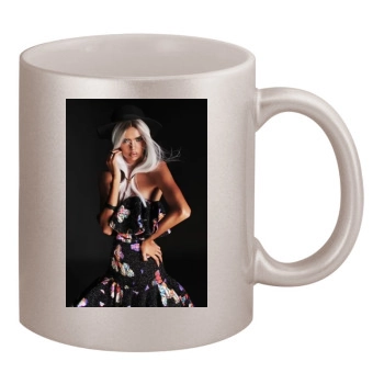 Samantha Harris 11oz Metallic Silver Mug