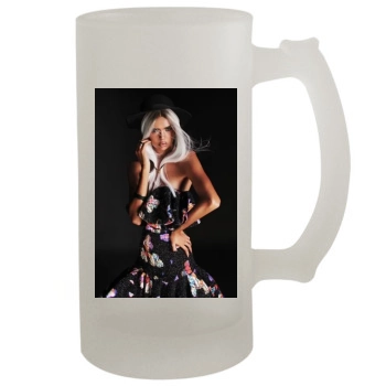 Samantha Harris 16oz Frosted Beer Stein