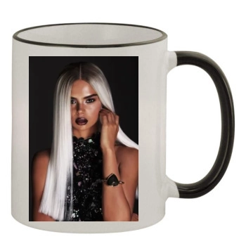 Samantha Harris 11oz Colored Rim & Handle Mug