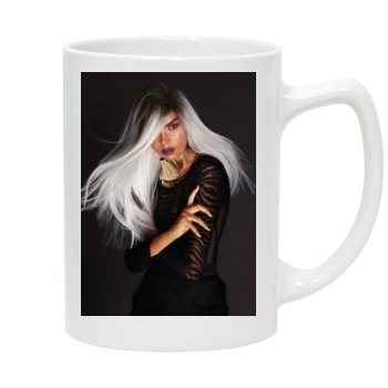 Samantha Harris 14oz White Statesman Mug