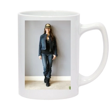 Samantha Harris 14oz White Statesman Mug