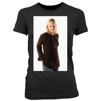 Samantha Mathis Women's Junior Cut Crewneck T-Shirt