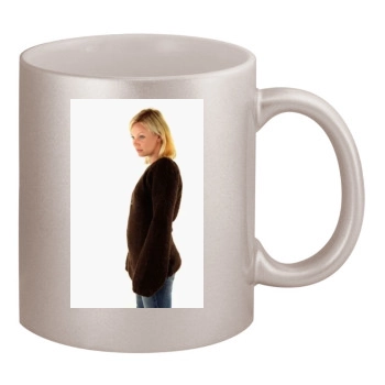 Samantha Mathis 11oz Metallic Silver Mug