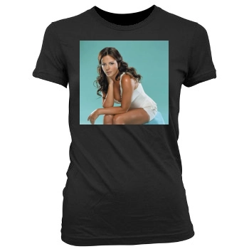 Sara Evans Women's Junior Cut Crewneck T-Shirt