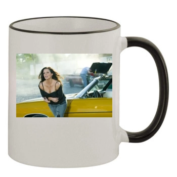 Sara Evans 11oz Colored Rim & Handle Mug