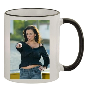 Sara Evans 11oz Colored Rim & Handle Mug