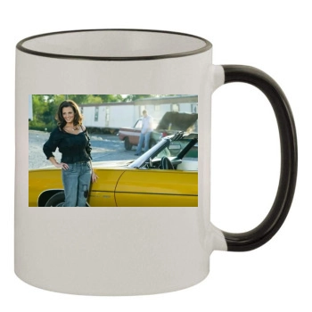 Sara Evans 11oz Colored Rim & Handle Mug