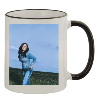 Sara Evans 11oz Colored Rim & Handle Mug