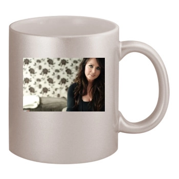 Sarah Brightman 11oz Metallic Silver Mug