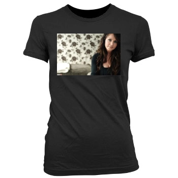 Sarah Brightman Women's Junior Cut Crewneck T-Shirt