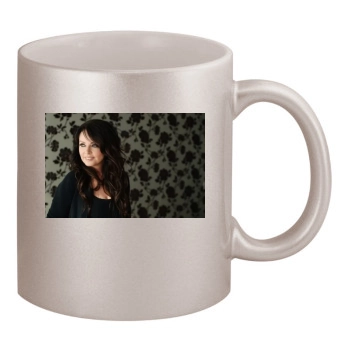 Sarah Brightman 11oz Metallic Silver Mug