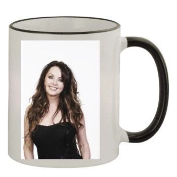 Sarah Brightman 11oz Colored Rim & Handle Mug