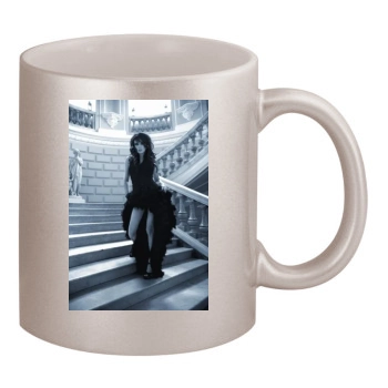 Sarah Brightman 11oz Metallic Silver Mug