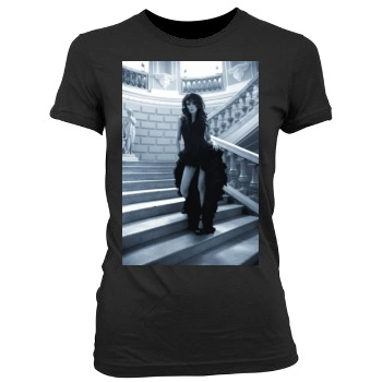 Sarah Brightman Women's Junior Cut Crewneck T-Shirt