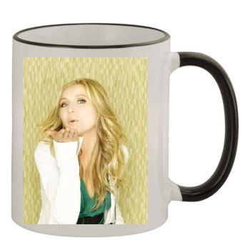 Sarah Chalke 11oz Colored Rim & Handle Mug