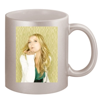 Sarah Chalke 11oz Metallic Silver Mug