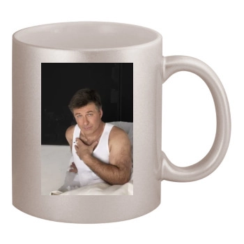 Alec Baldwin 11oz Metallic Silver Mug