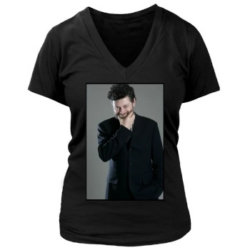 Andy Serkis Women's Deep V-Neck TShirt